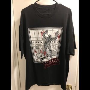 Pre-owned Metal Sucks Star Wars Chewbacca Luke TS